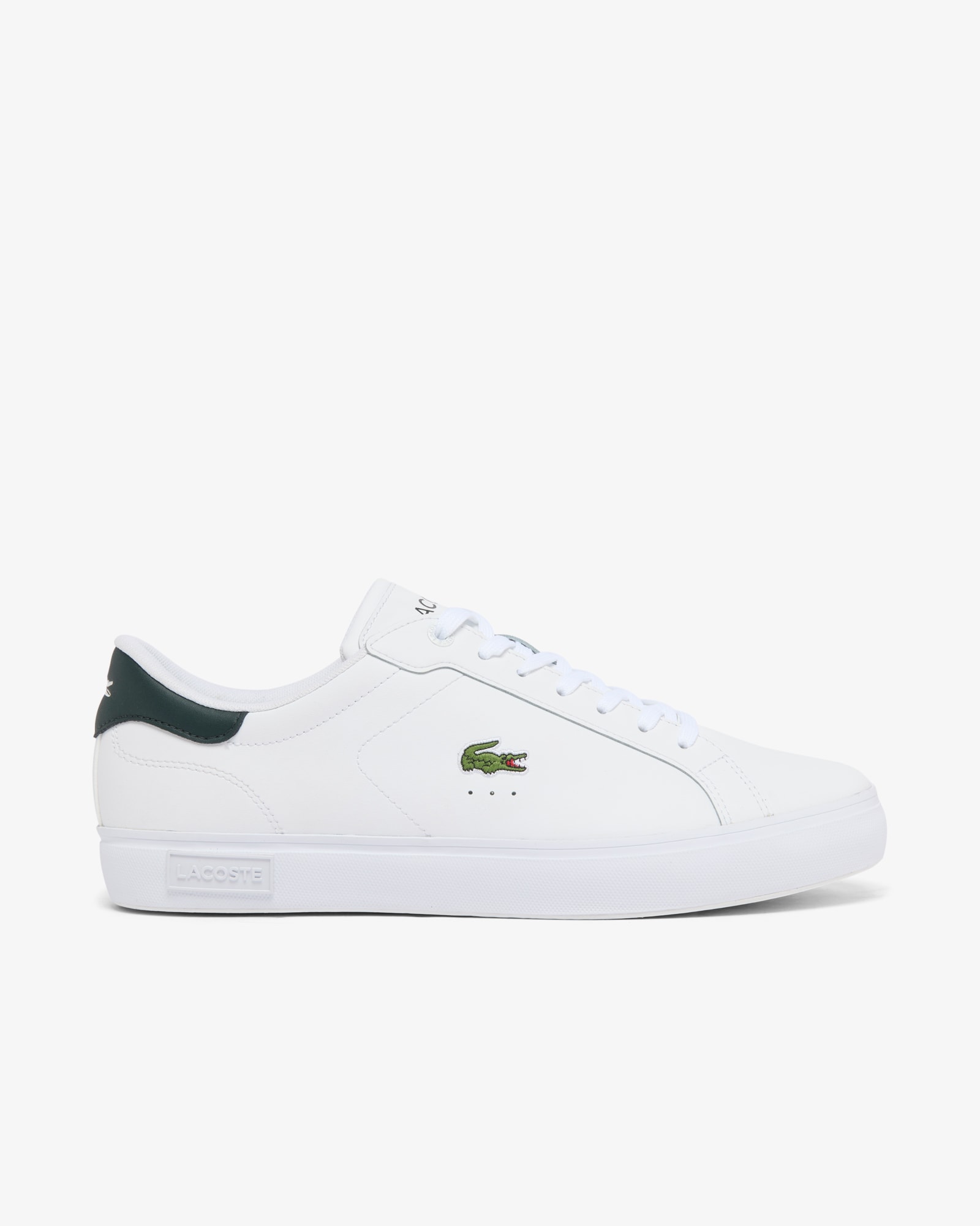 Zapatillas Powercourt · Lacoste · blanco y verde oscuro
