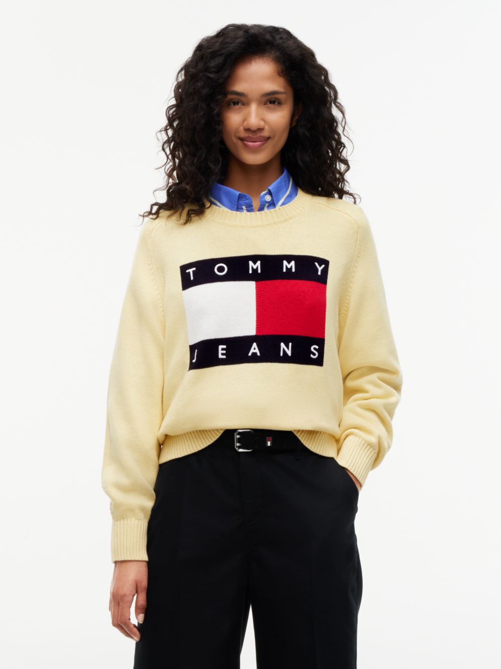 Jersey con bandera · Tommy Hilfiger · Amarillo
