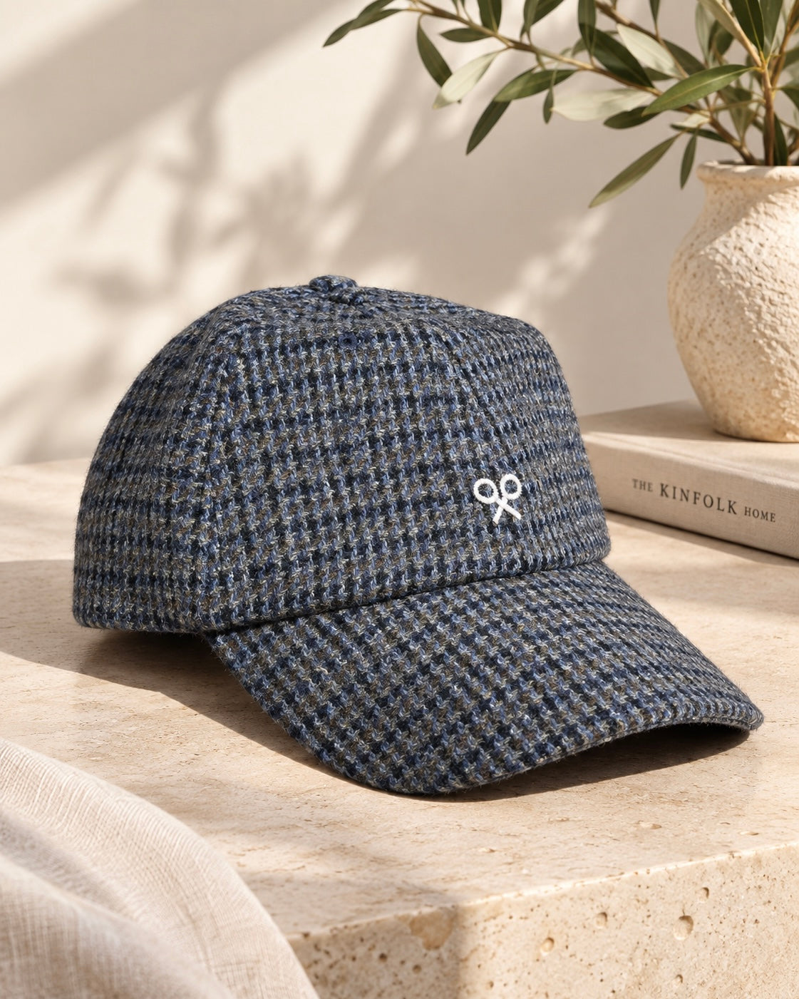 Gorra tweed azul marino · Silbon