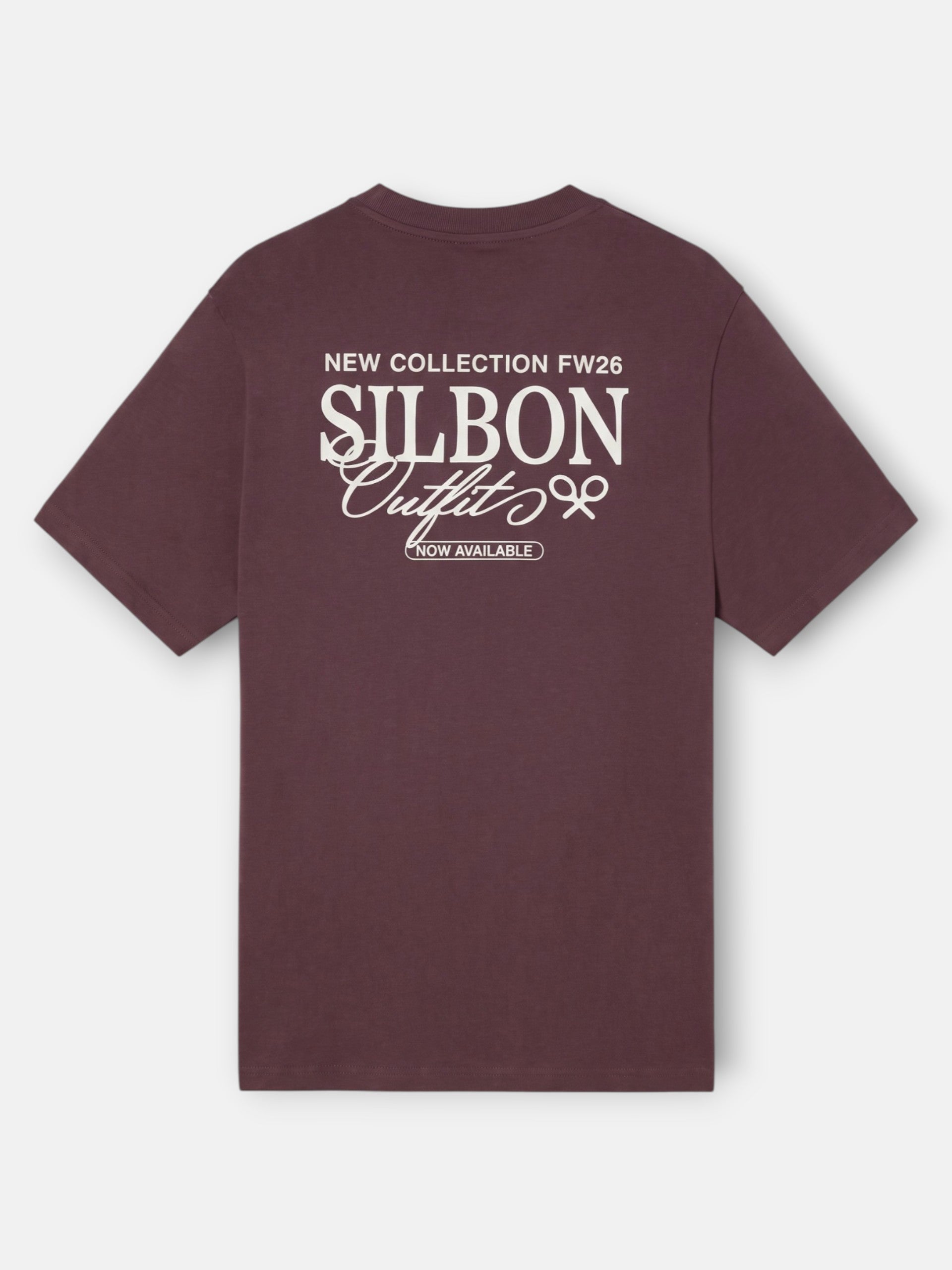 Camiseta silbon outfits burdeos · Silbon