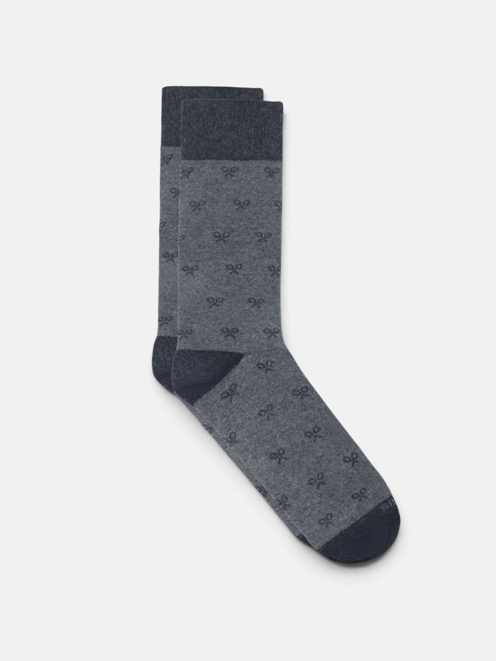 Calcetín multiraquetas gris · Silbon