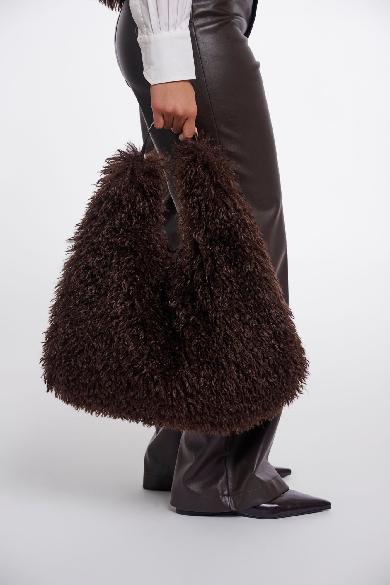 Bolso de hombro Gusta · Rino & Pelle · marrón oscuro