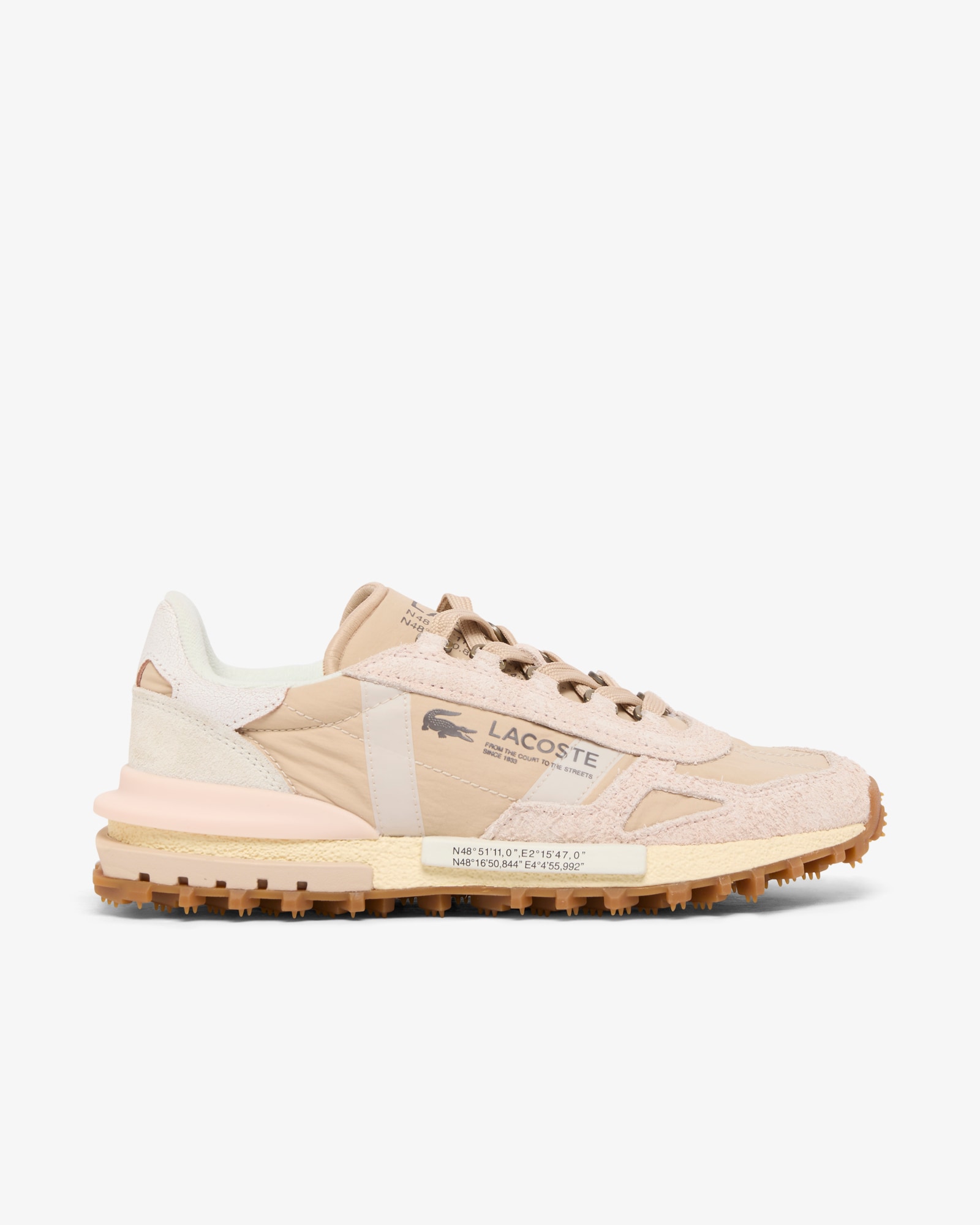 Zapatillas con suela caramelo · Lacoste · rosa claro y caramelo