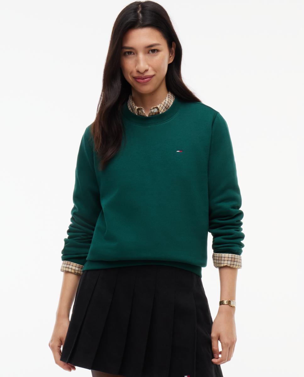 Sudadera de cuello redondo · Tommy Hilfiger · Verde