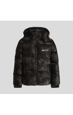Abrigo acolchado camuflaje KLJ. Karl Lagerlfeld 