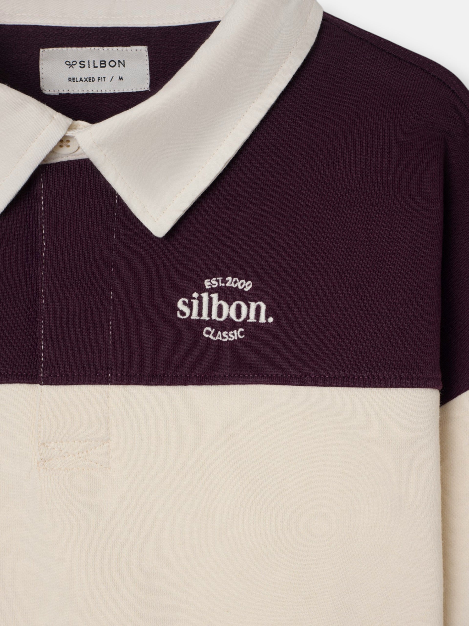 Sudadera de corte holgado · Silbon · burdeos