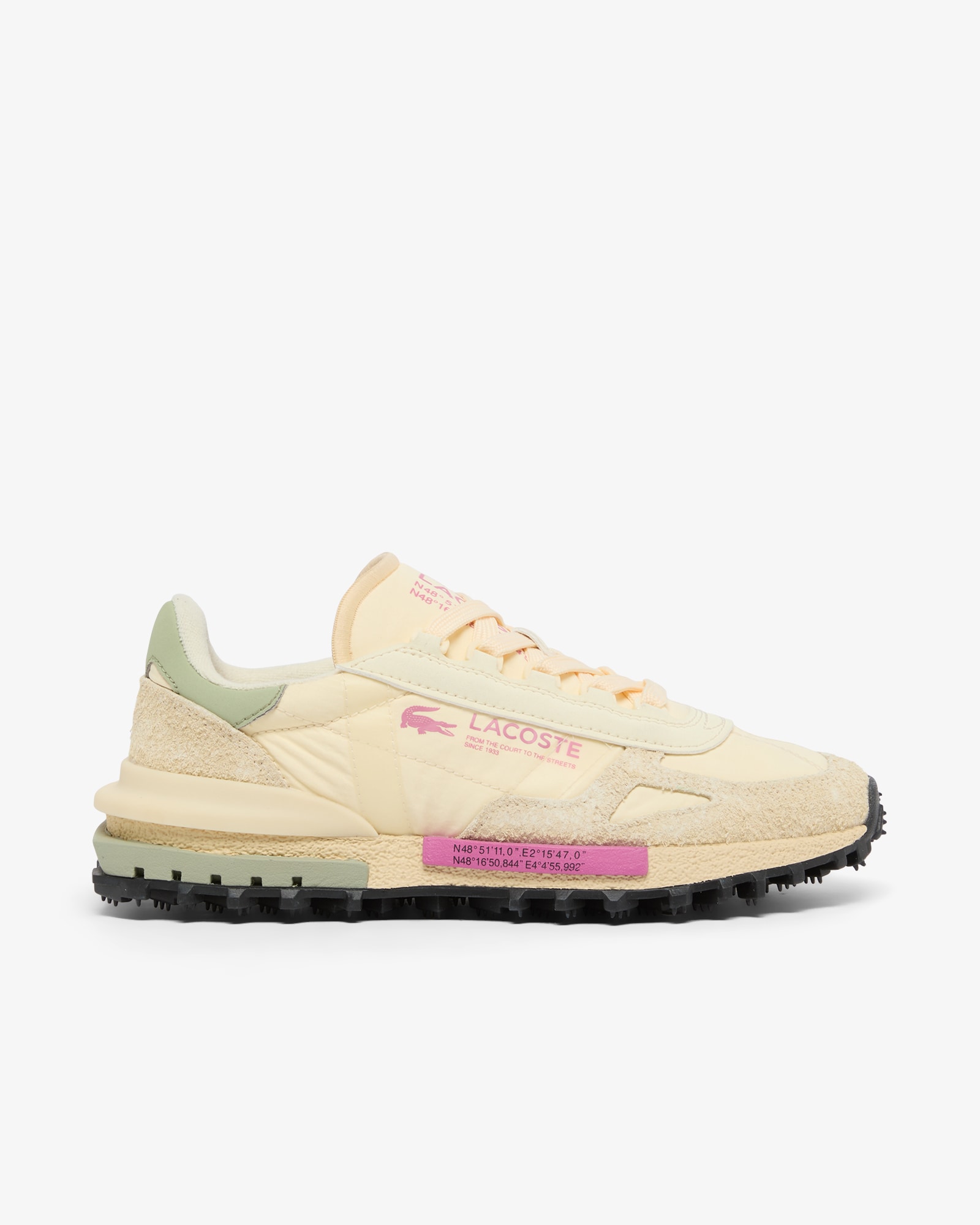 Zapatillas Elite Active mujer · Lacoste · blanco roto y caqui claro