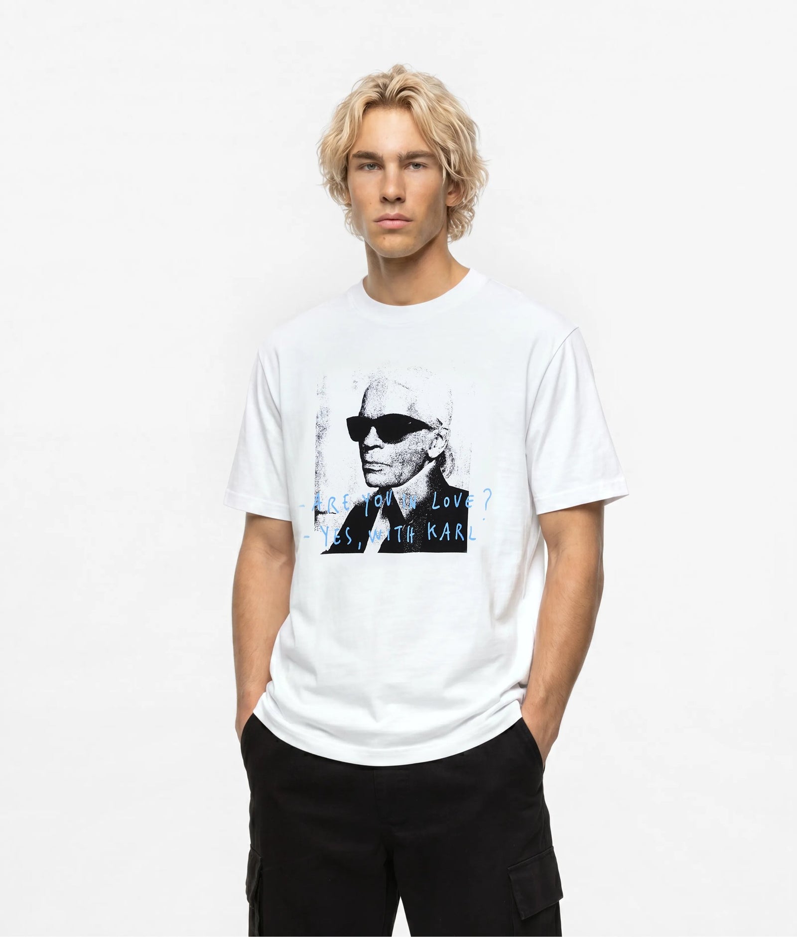 Camiseta KLJ x Pietro Terzini. Karl Lagerfeld 