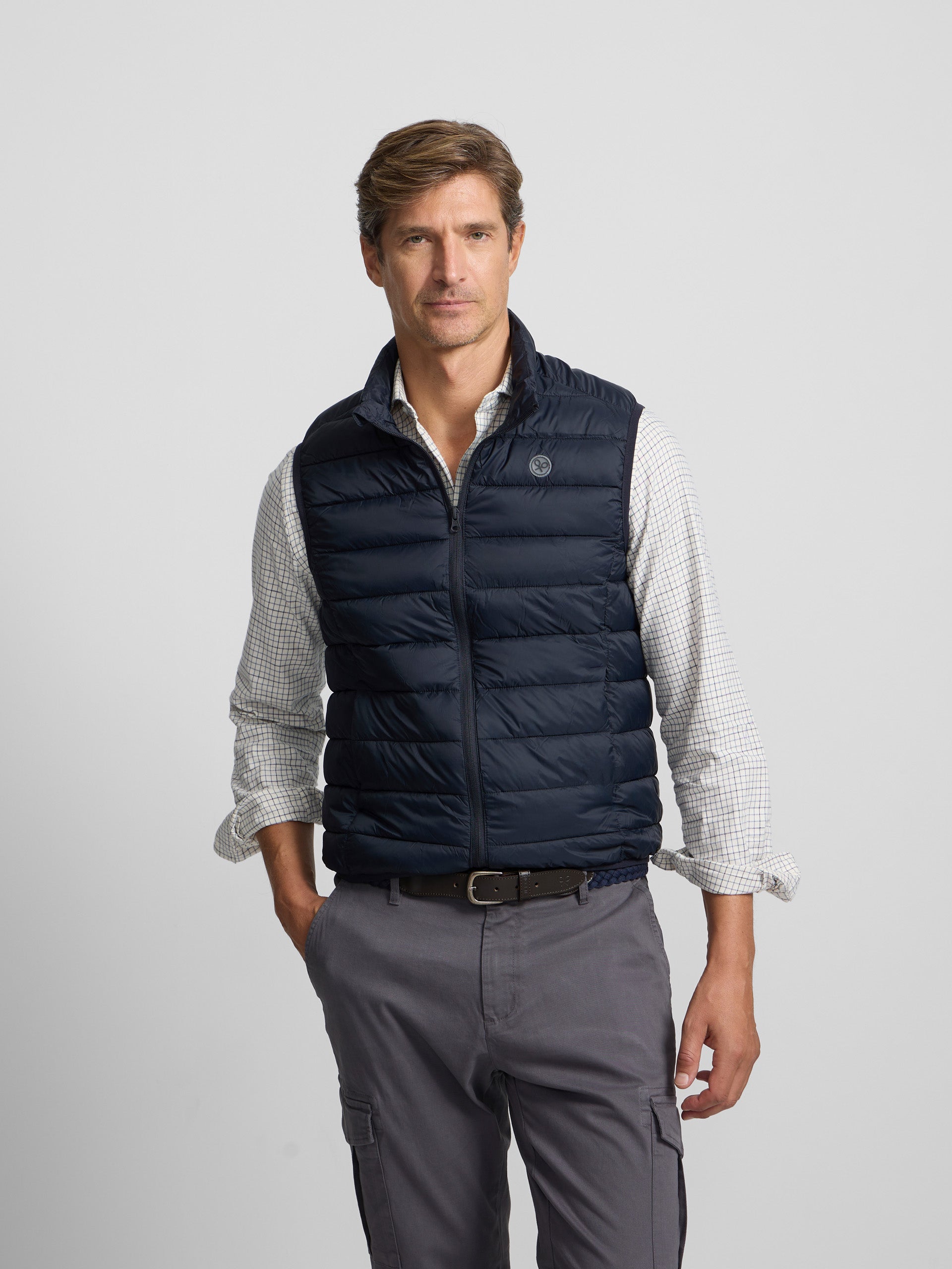 Chaleco ultralight azul marino · Silbon