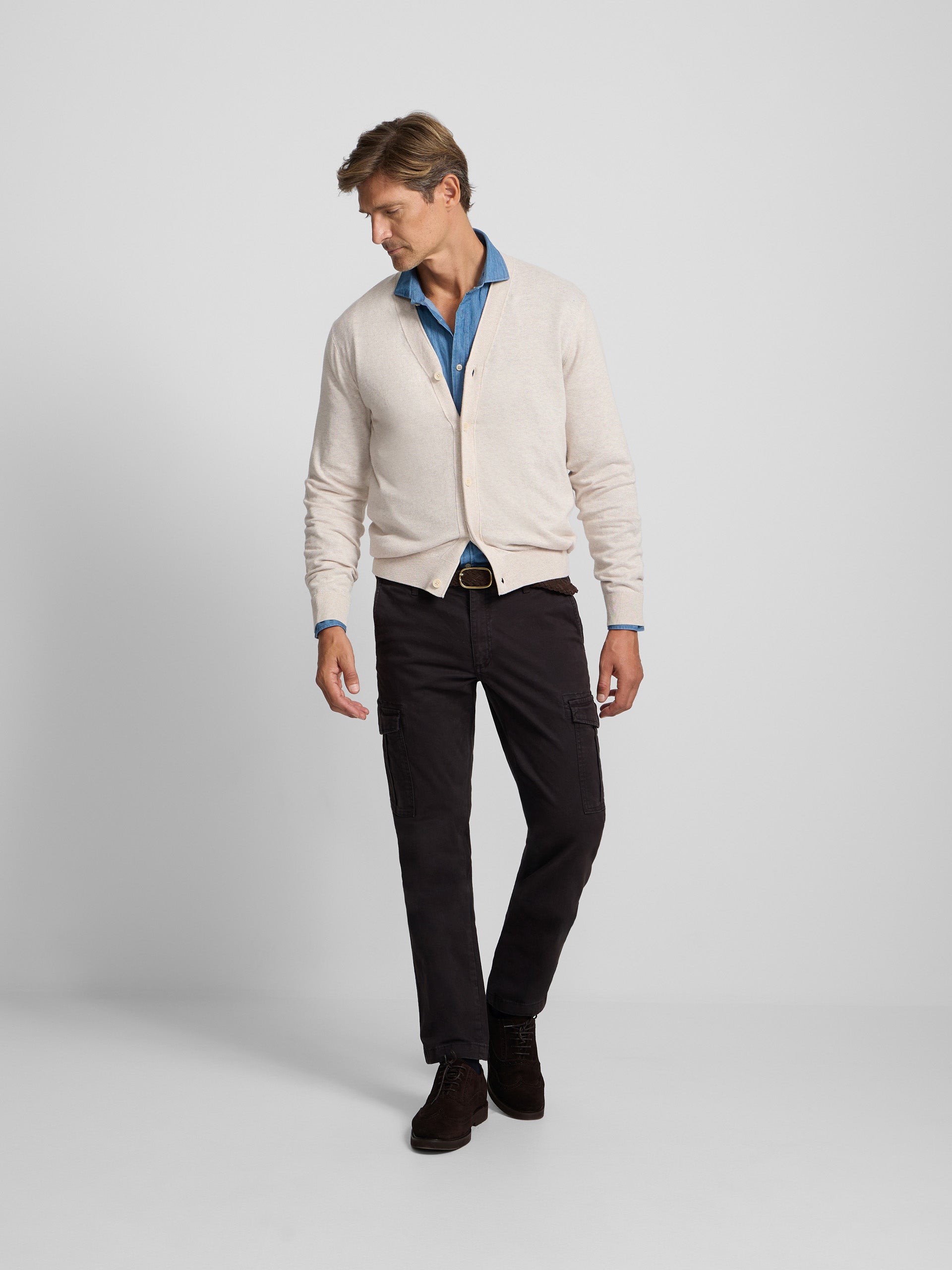 Pantalón sport cargo marrón · Silbon