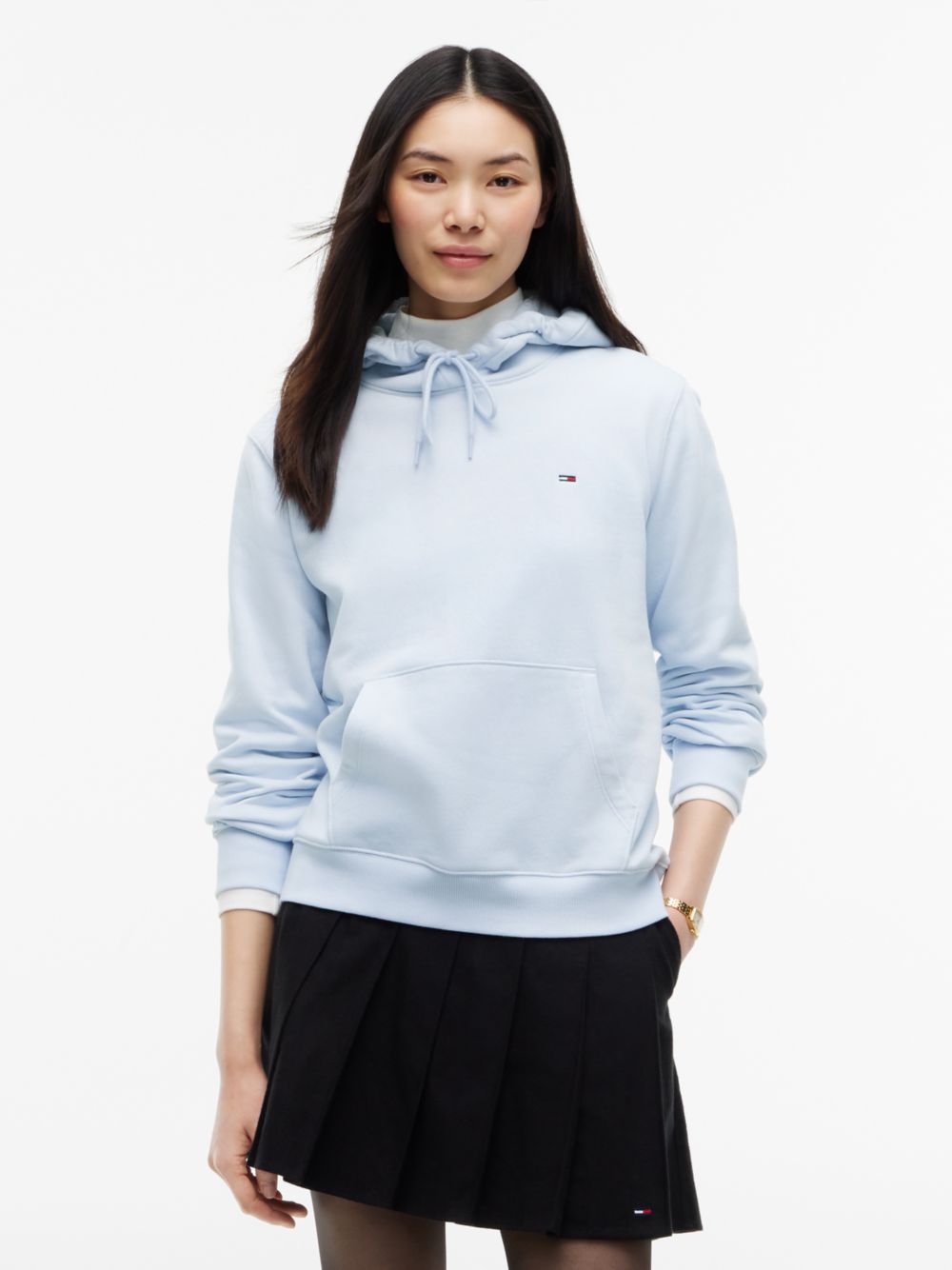 Sudadera con capucha y bandera · Tommy Hilfiger · Azul claro
