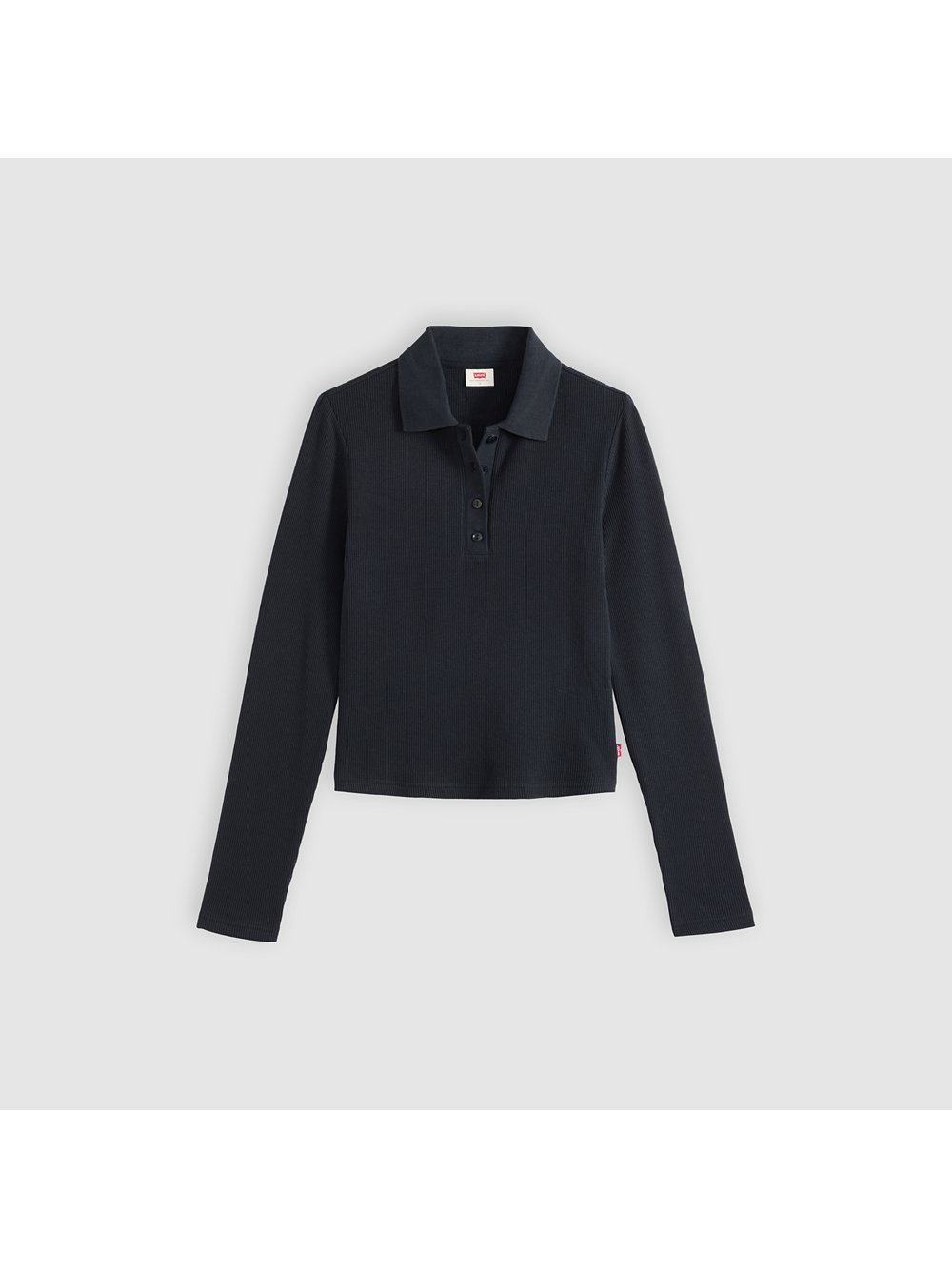 Polo de canalé y manga larga. Levi´s 