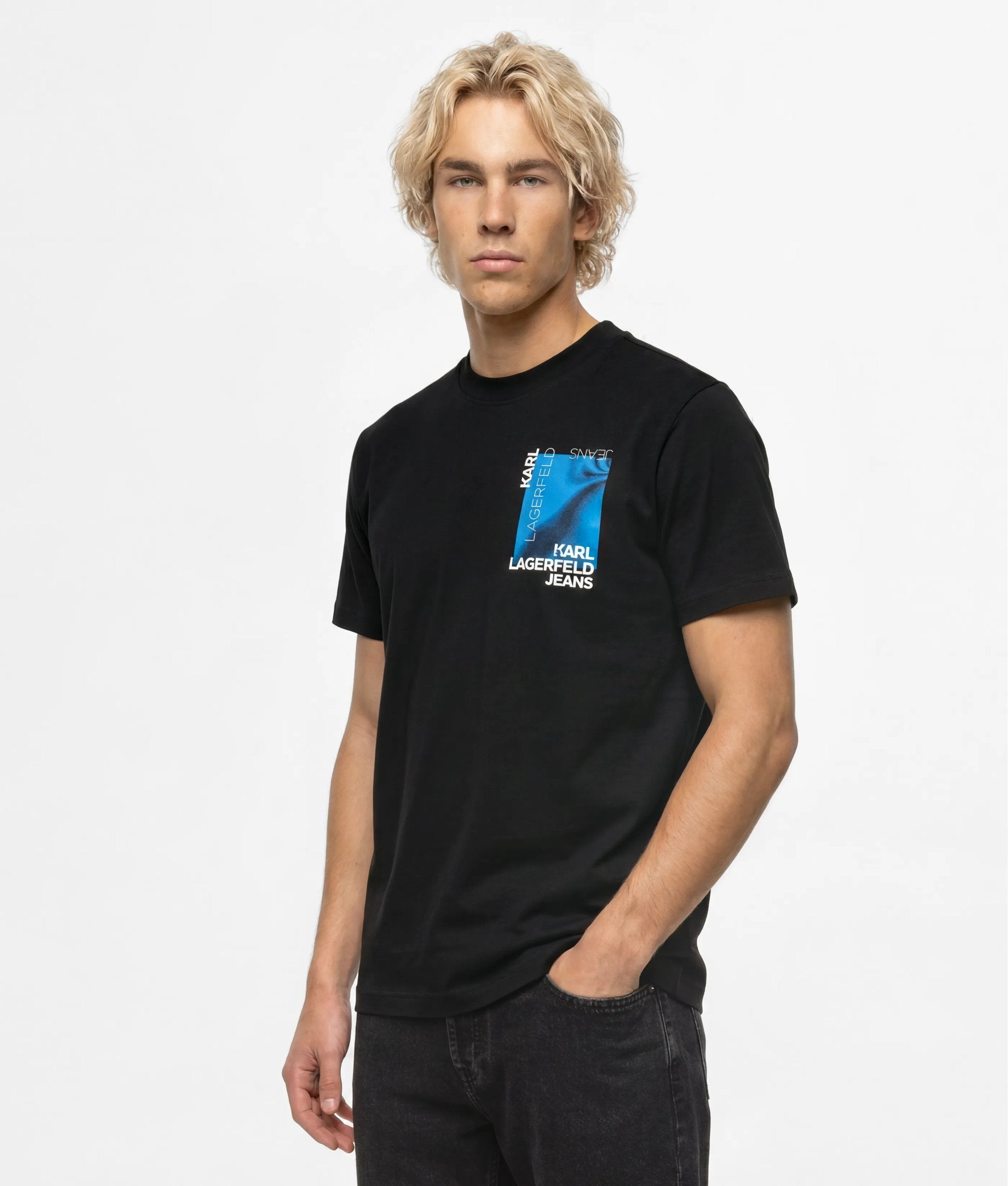 Camiseta Smoke Graphic. Karl Lagerfeld 