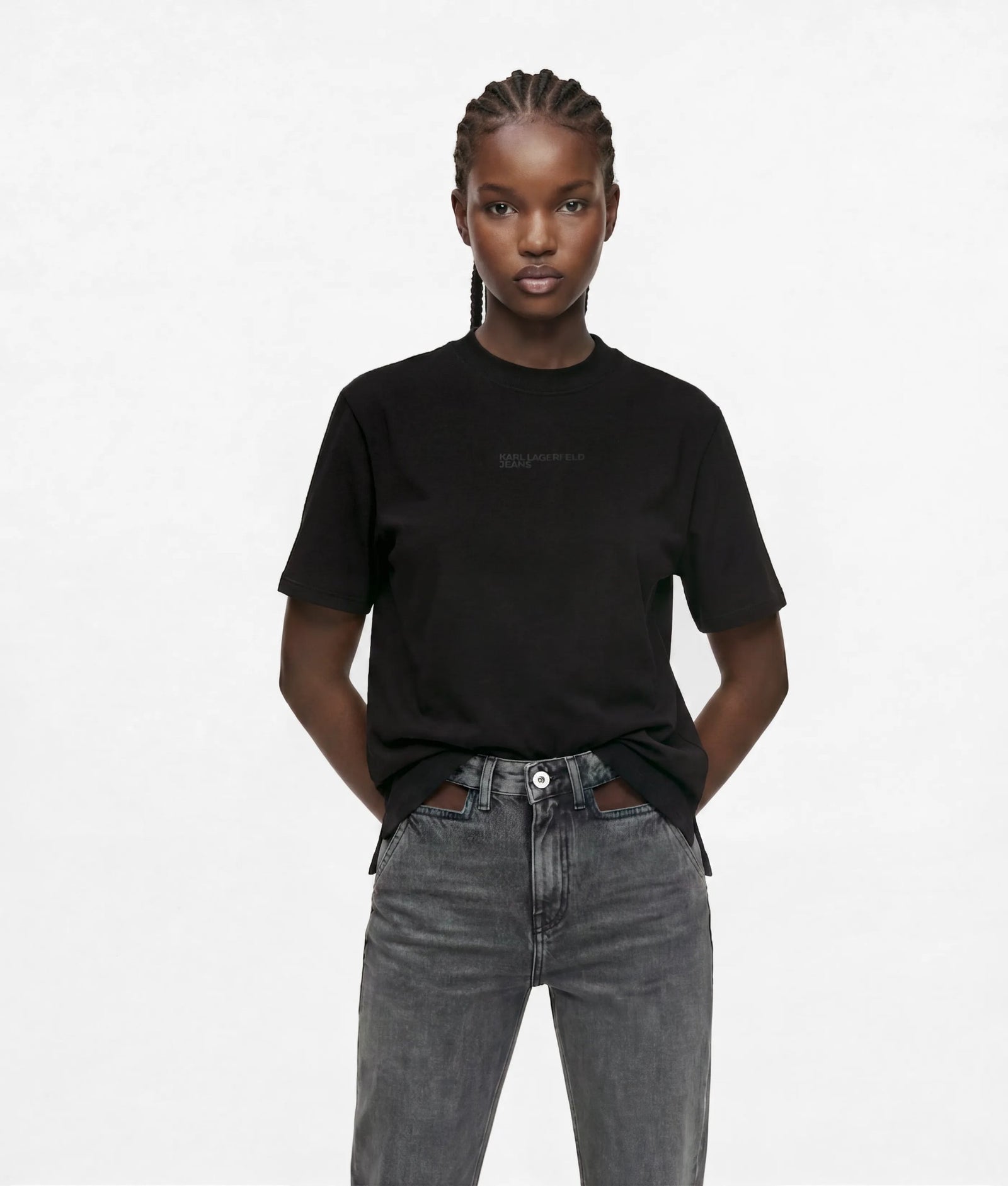 Camiseta Cut Out KLJ. Karl Lagerfeld 