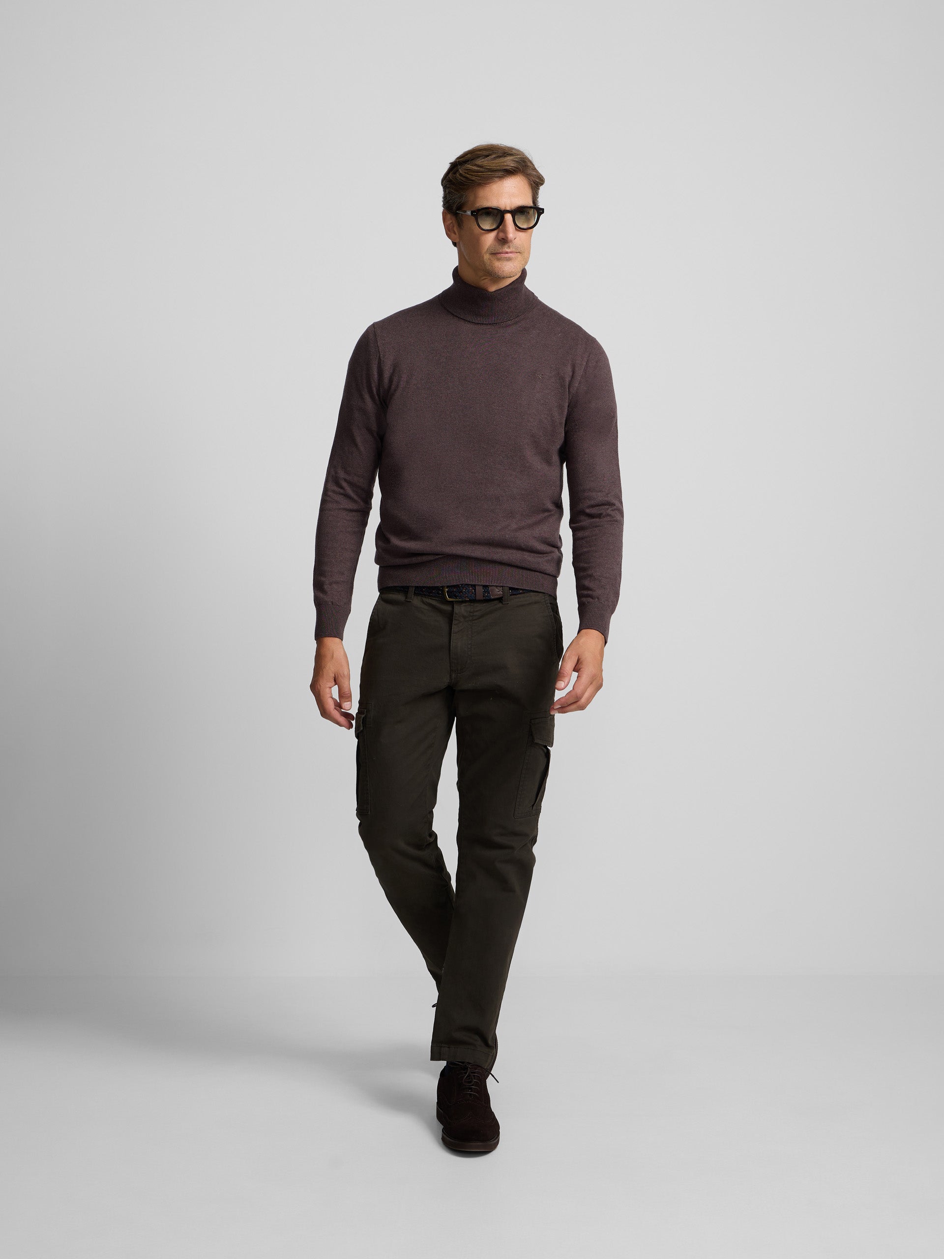 Pantalón sport cargo verde · Silbon · verde oscuro